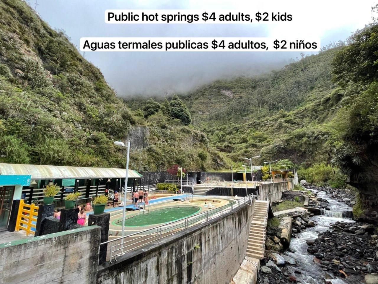 High-End Holiday Cabin - Tungurahua Hot Springs Баньйос Екстер'єр фото
